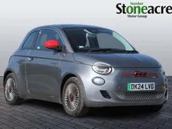 Grey New 2024 Fiat 500e Red Hatchback | £22,995
