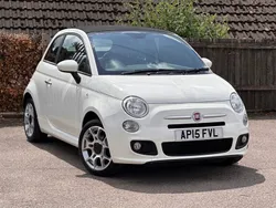 White Used 2015 Fiat 500 S Cabriolet | £4,995 (Fair price)