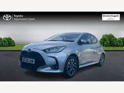 Silver Used 2022 Toyota Yaris Hybrid Design Hatchback | £16,700 (Fair price)
