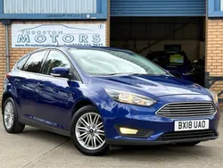 Blue Used 2018 Ford Focus Zetec Hatchback | £5,995 (Fair price)