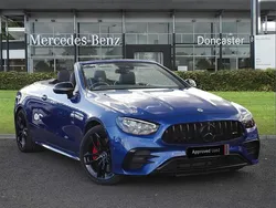 Blue Used 2023 Mercedes E53 AMG Premium Plus Cabriolet | £54,990 (Expensive)