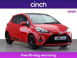 Red Used 2018 Toyota Yaris Design Hatchback | £9,599 (Fair price)