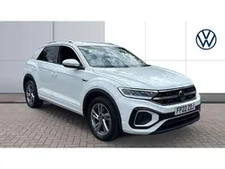 White Used 2022 VW T-Roc R-line SUV | £22,659 (Fair price)