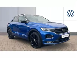 Blue Used 2018 VW T-Roc R-line SUV | £15,063 (Fair price)