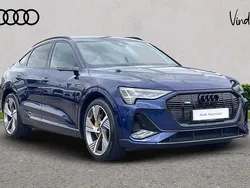Blue Used 2022 Audi e-tron Sportback Advanced SUV | £33,281