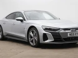Silver Used 2021 Audi e-tron GT quattro Comfort Sedan | £35,250 (Fair price)