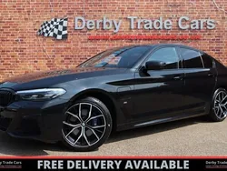 Black Used 2021 BMW 530e M Sport Sedan | £21,500 (Fair price)