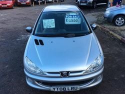 Silver Used 2008 Peugeot 206 Hatchback | £1,950