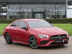 Red Used 2022 Mercedes CLA220 AMG Line Premium Sedan | £28,250 (Fair price)