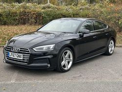 Black Used 2017 Audi A5 Sportback S-Line Hatchback | £16,300 (Fair price)