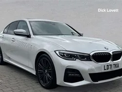 White Used 2021 BMW 330 M Sport Sedan | £27,990 (Fair price)