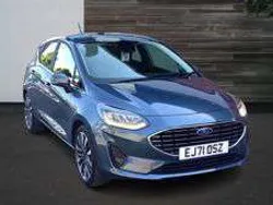 Blue Used 2022 Ford Fiesta Titanium Hatchback | £17,249 (Fair price)