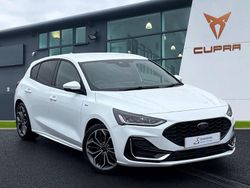 White Used 2022 Ford Focus ST-Line Hatchback | £16,690 (A bit pricey)