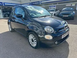 Black Used 2021 Fiat 500 Lounge Hatchback | £7,495 (Fair price)