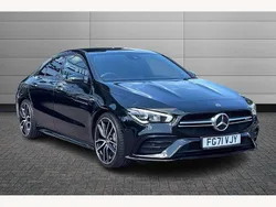 Black Used 2021 Mercedes CLA35 AMG Premium Coupe | £29,890 (Fair price)