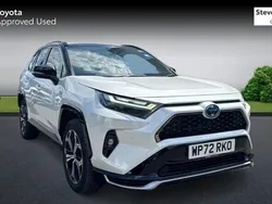 White/black Used 2022 Toyota RAV4 Hybrid SUV | £31,709 (Expensive)