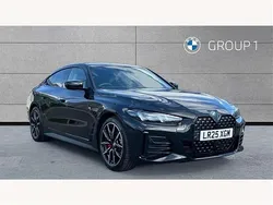 Black sapphire metallic paint Used 2025 BMW 420 M Sport Coupe | £42,550 (Fair price)