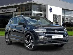 Black Used 2022 VW T-Cross R-line SUV | £21,591 (Fair price)