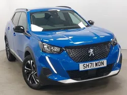 Blue Used 2022 Peugeot 2008 Allure Premium SUV | £13,498 (Fair price)