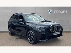 Black Used 2021 BMW X7 M Sport SUV | £52,991 (Good price)