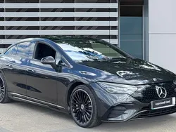 Grey Used 2025 Mercedes EQE350 AMG line Sedan | £54,570 (Fair price)