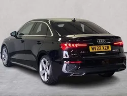 Black Used 2022 Audi A3 S-Line Sedan | £19,999 (Fair price)