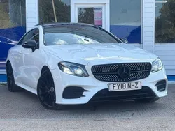 White Used 2018 Mercedes E220 AMG line Coupe | £18,450 (Fair price)