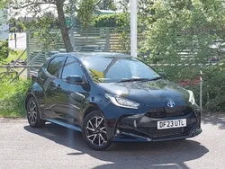 Black Used 2023 Toyota Yaris Hybrid Design Hatchback | £17,498 (Fair price)