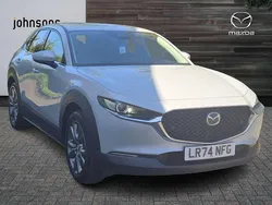Silver Used 2024 Mazda CX-30 Exclusive-Line SUV | £20,794 (A bit pricey)