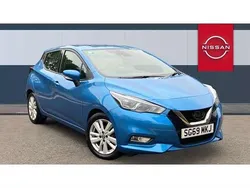 Blue Used 2019 Nissan Micra Acenta Hatchback | £9,028 (Fair price)
