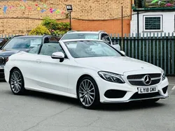 White Used 2018 Mercedes C200 AMG line Cabriolet | £16,840 (Good price)