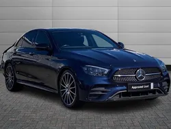 Blue Used 2021 Mercedes E220 AMG line Sedan | £33,890
