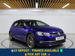 Blue Used 2018 VW Golf VII GT Hatchback | £11,449 (Good price)
