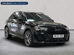 Black Used 2025 Audi Q3 Black Edition SUV | £37,075 (Fair price)