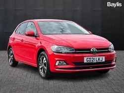 Red Used 2021 VW Polo Match Hatchback | £13,999 (Fair price)