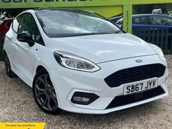 White Used 2018 Ford Fiesta ST-Line Hatchback | £7,500 (Fair price)