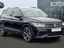 Black Used 2022 VW Tiguan R-line SUV | £33,654