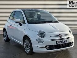 White Used 2019 Fiat 500 Lounge Hatchback | £6,624 (Good price)