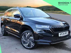 Black Used 2024 Skoda Karoq SportLine SUV | £28,000 (Fair price)