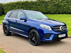 Blue Used 2017 Mercedes GLE350 AMG line SUV | £21,950 (Good price)