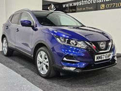Blue Used 2018 Nissan Qashqai N-Connecta SUV | £9,490 (Fair price)