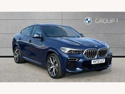 Blue Used 2022 BMW X6 M Sport SUV | £46,550 (Fair price)