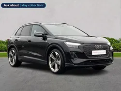 Black Used 2024 Audi Q4 e-tron Black Edition SUV | £37,744 (Fair price)