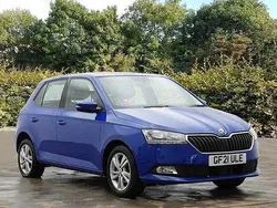 Energy blue Used 2021 Skoda Fabia SE Hatchback | £8,990 (Fair price)