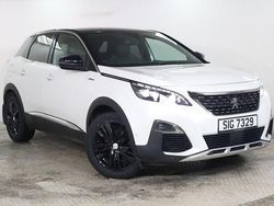 White Used 2017 Peugeot 3008 GT-line SUV | £9,375 (Fair price)