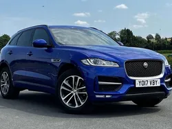 Blue Used 2017 Jaguar F-Pace R-Sport SUV | £12,789 (Fair price)