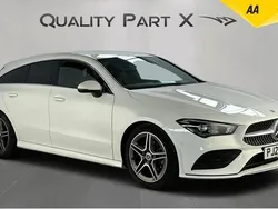 White Used 2022 Mercedes CLA180 Shooting Brake AMG line Estate | £16,899 (Good price)