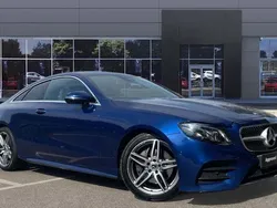 Blue Used 2020 Mercedes E300 AMG Line Premium Coupe | £25,687 (Fair price)