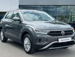 Indium grey metallic Used 2024 VW T-Roc Life SUV | £20,837 (Fair price)