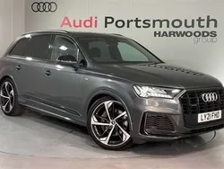 Grey Used 2021 Audi Q7 Black Edition SUV | £39,890 (Fair price)